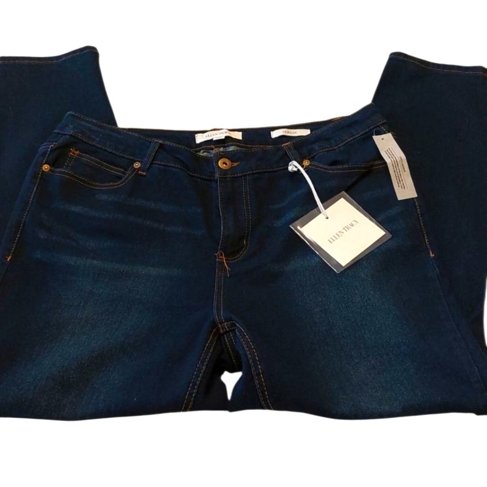 Ellen Tracy Serene Jeans 16W NEW